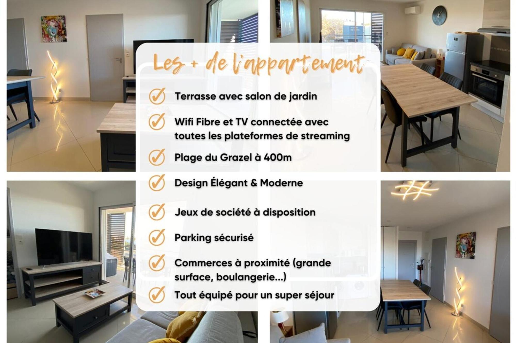 Halte A Ephyra - Appartement A Gruissan Eksteriør billede